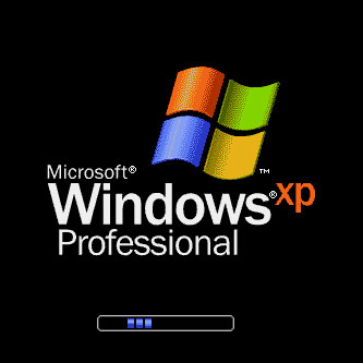 Si todo va bien, debería ver la Pantalla de carga de Windows XP